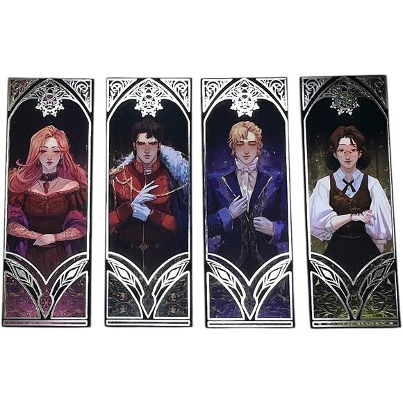 FairyLoot The Crimson Moth by Kristen Ciccarelli Foiled Bookmarks - April 2025 - Picture 8 of 10